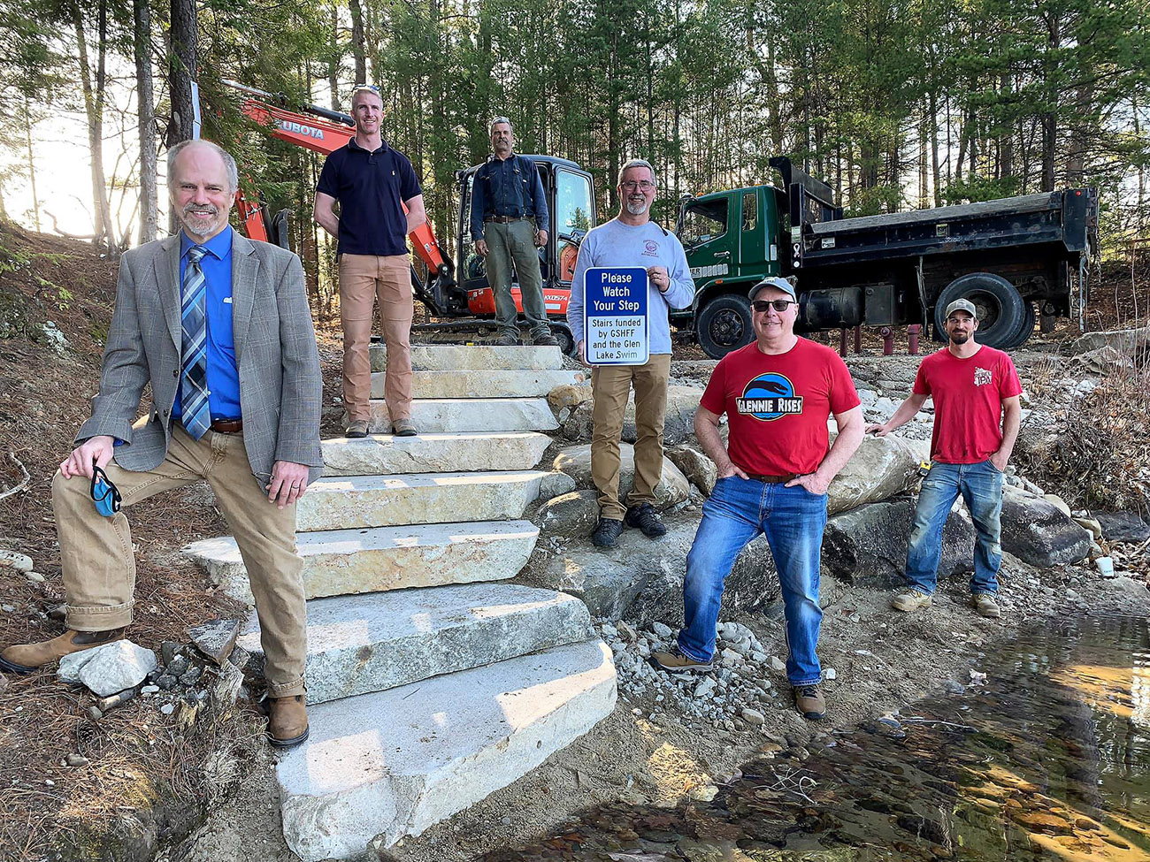 Stone Steps at Glen Lake